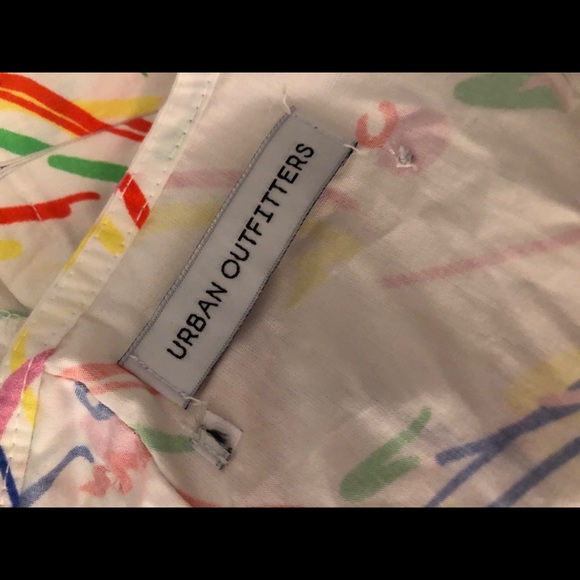 80s Print Crop-Top - Picture 3 of 4